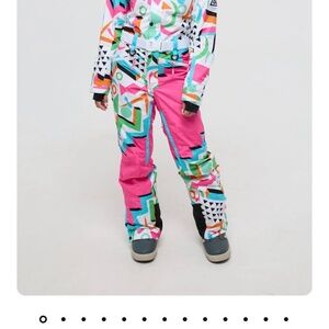 Flashy snowsuit